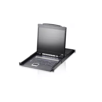 ATEN CL1308N-ATA-AU rack console 48.3 cm (19 inch) Black 1U
