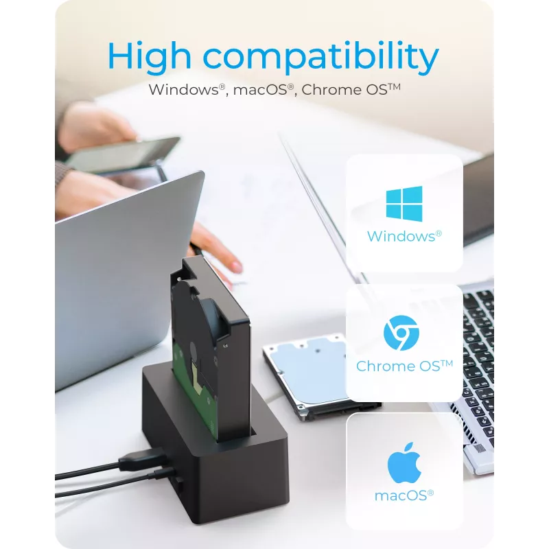 ICY BOX IB-1121-U3 USB 3.2 Gen 1 (3.1 Gen 1) Type-A Black