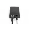 DIGITUS Gigabit PoE+ Splitter, 10/100/1000 Mbps, 24W Input: 802.3at PoE, Output: 5V/2A, 9V/2A, 12V/2A, plastic housing, black