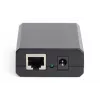 DIGITUS Gigabit PoE+ Splitter, 10/100/1000 Mbps, 24W Input: 802.3at PoE, Output: 5V/2A, 9V/2A, 12V/2A, plastic housing, black