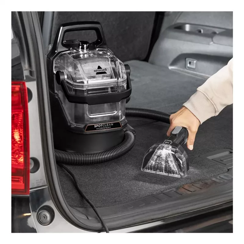 Bissell SpotClean Hydrosteam Pro Cylinder steam cleaner 1.9 L 1000 W Black, Copper, Transparent
