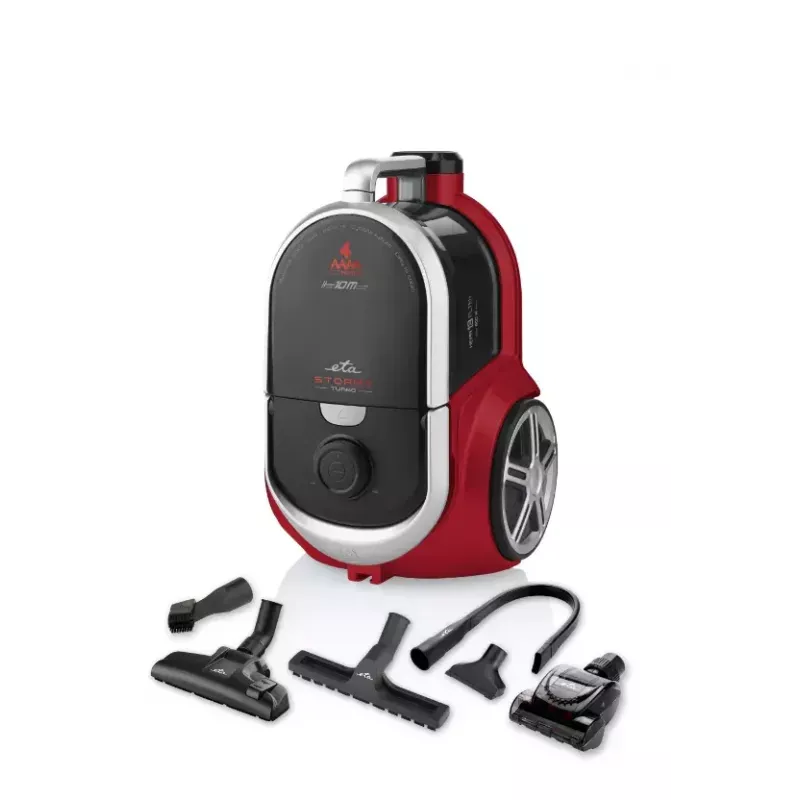 Handstick vacuum cleaner ETA ETA223390000 Fenix — cordless 25.2 V, up to 40 min runtime, grey/red