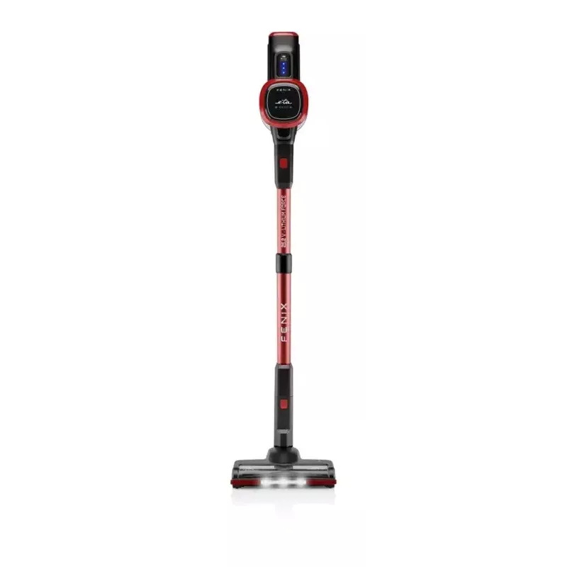 Handstick vacuum cleaner ETA ETA223390000 Fenix — cordless 25.2 V, up to 40 min runtime, grey/red