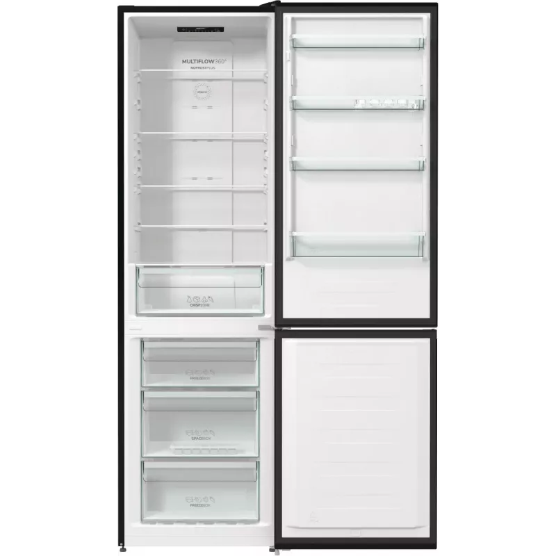Gorenje NRK6202EBXL4 fridge-freezer Freestanding 331 L Black
