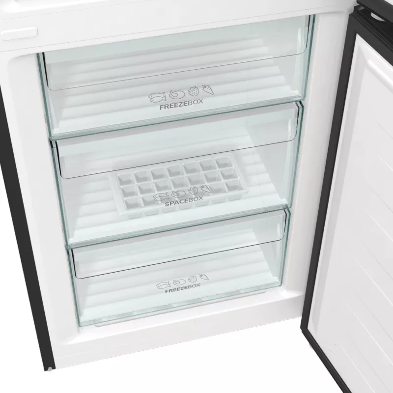 Gorenje NRK6202EBXL4 fridge-freezer Freestanding 331 L Black