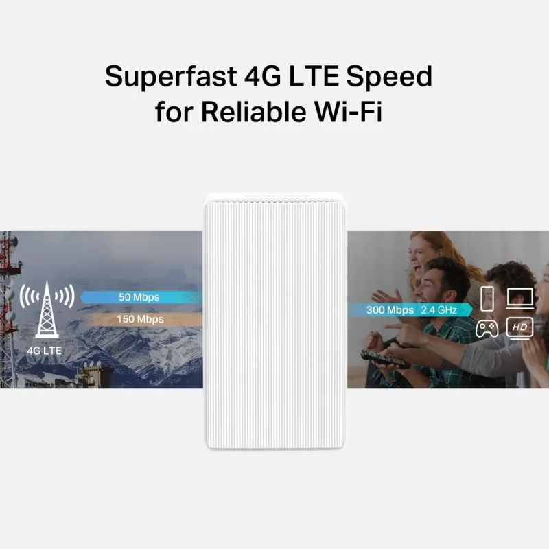MERCUSYS Mb110-4g Wireless Router Ethernet Single-band (2.4 GHz) - White