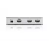 ATEN 2-Port HDMI Audio/Video Splitter 4Kx2K, HDMI, 2x HDMI, 4096 x 2160 pixels, Black, Metal, 4K Ultra HD