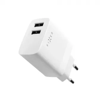 Mobile device charger FIXED FIXC17N-2U-WH AC Fast charging Smartphone Tablet White