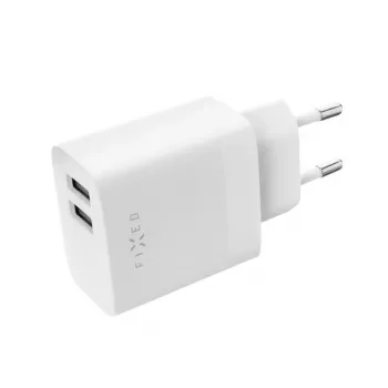 Mobile device charger FIXED FIXC17N-2U-WH AC Fast charging Smartphone Tablet White
