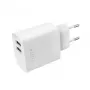Mobile device charger FIXED FIXC17N-2U-WH AC Fast charging Smartphone Tablet White
