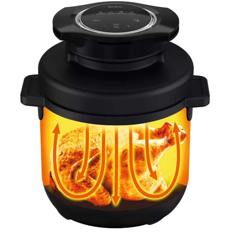 Multicooker-steamer Tefal Turbo Cuisine & Fry CY7788 — 7.6 L, 1200 W, 15 programs, black