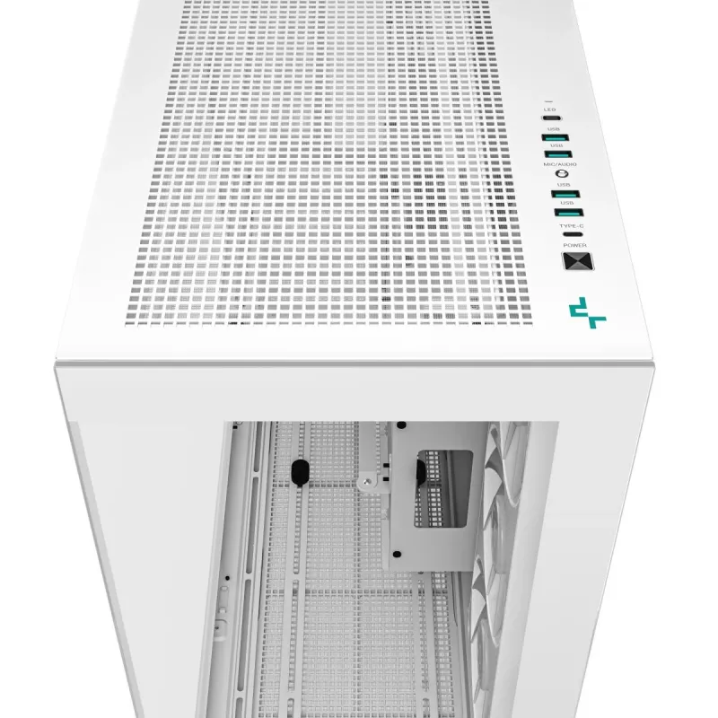 PC Case DeepCool CH780 WH Tower White — Full Tower, E-ATX, tempered glass, aRGB, 48 cm GPU, 13.2 cm CPU cooler