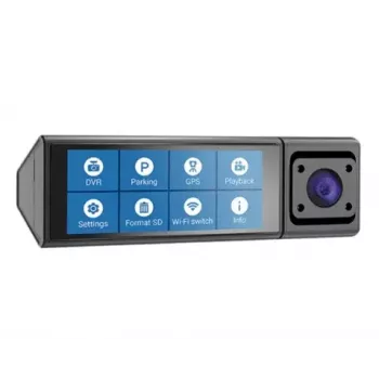 Dashcam Navitel RC3 PRO car camera — Full HD 1920x1080, 106° angle, dual-camera, IPS 3.16 inch display, MicroSD up to 128 GB, USB power