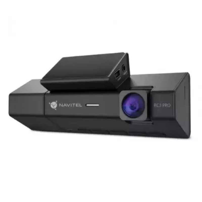 Dashcam Navitel RC3 PRO car camera — Full HD 1920x1080, 106° angle, dual-camera, IPS 3.16 inch display, MicroSD up to 128 GB, USB power