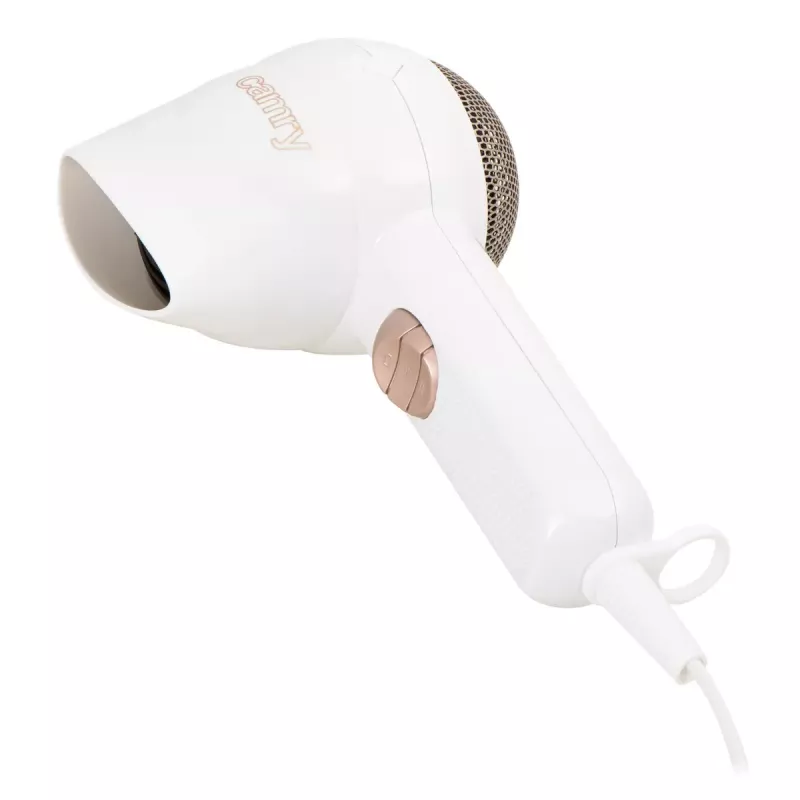 Camry CR 2257 hair dryer, 1400 W, 1 temperature setting, white