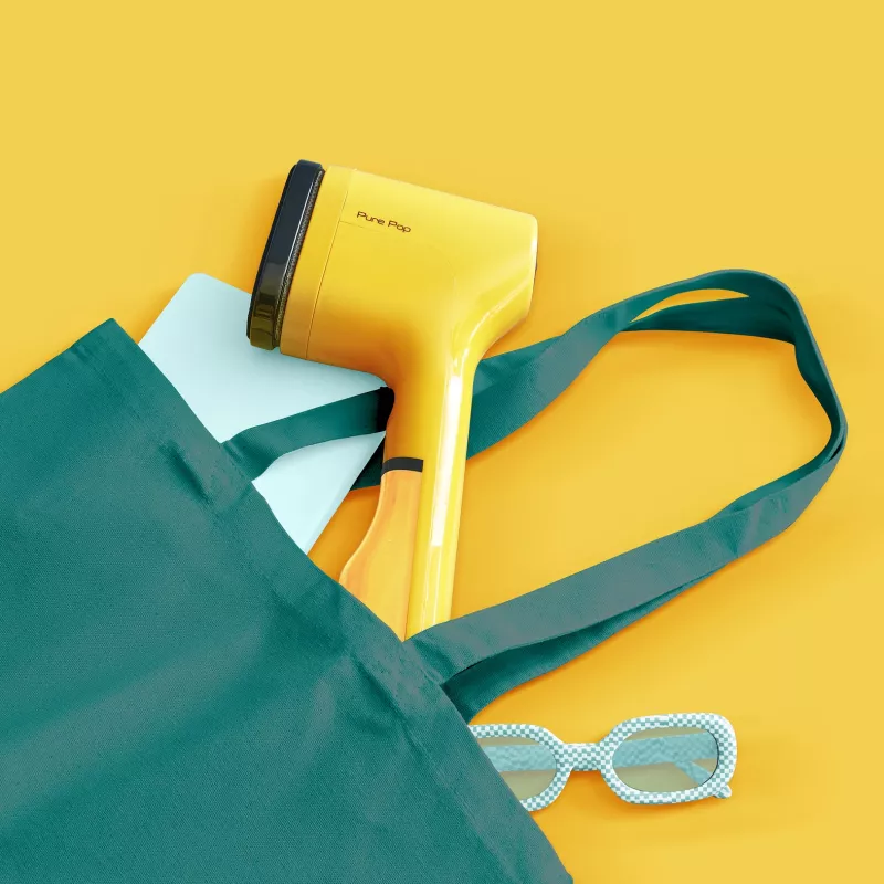 Handheld garment steamer Tefal DT2026 — 0.07 L water tank, 1300 W, yellow