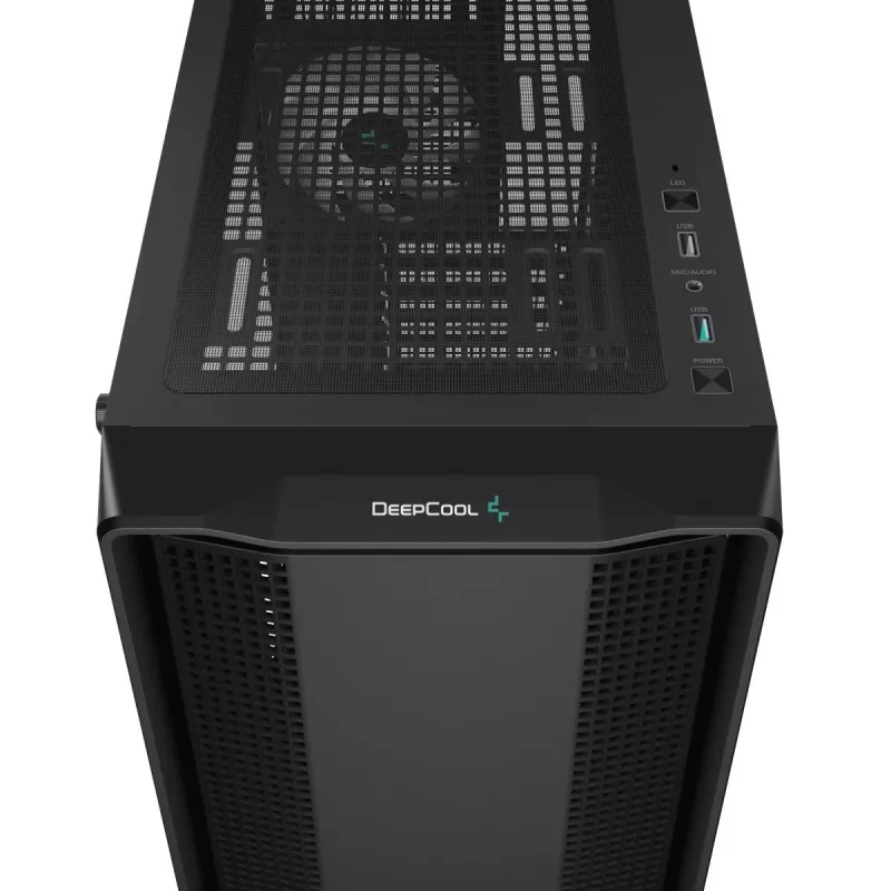 PC case DeepCool CC560 ARGB V2 Midi Tower Black — ATX/Micro‑ATX/Mini‑ITX, tempered glass, aRGB, supports up to 370 mm GPU