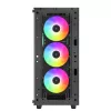 PC case DeepCool CC560 ARGB V2 Midi Tower Black — ATX/Micro‑ATX/Mini‑ITX, tempered glass, aRGB, supports up to 370 mm GPU