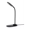GEMBIRD Desk Lamp With Wireless Charger, Black