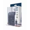 Numeric Keypad GEMBIRD KPD-U-03 USB 18-key scissor switch, 1.45 m cable, black
