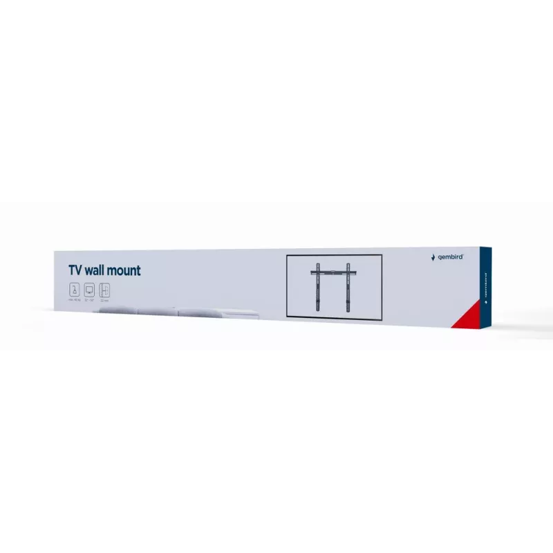 TV mount Gembird WM-55F-03 Black 32-55 inches 40 kg