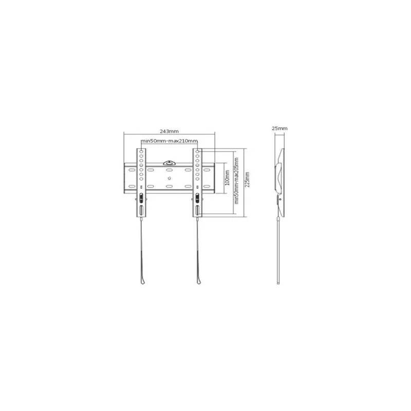 GEMBIRD TV Wall Mount (fixed), 23in-42in