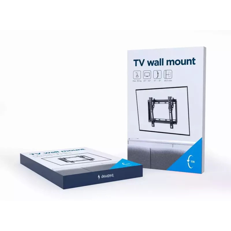 TV mount Gembird WM-42T-04 Black 106.7 cm 35 kg capacity