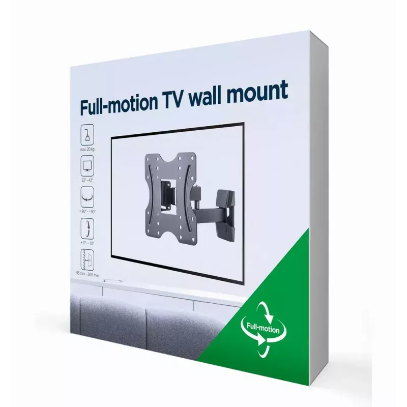TV mount Gembird WM-42ST-01 106.7 cm 20 kg Black