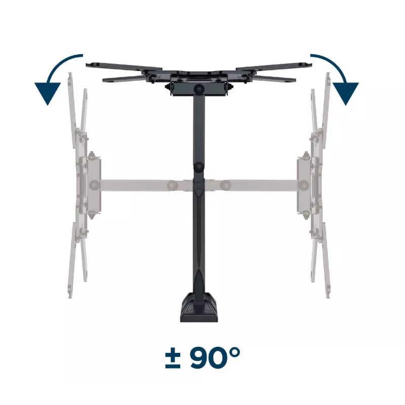 GEMBIRD Premium Full-Motion TV Wall Mount , 32in-55in, 32 kg