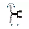 GEMBIRD Premium Full-Motion TV Wall Mount , 32in-55in, 32 kg
