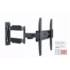 TV mount Gembird WM-55ST-02 for 32–55 inch screens, VESA 100x100–400x400, tilt -5°–8°, 6.5–61 cm wall distance, 30 kg, Black
