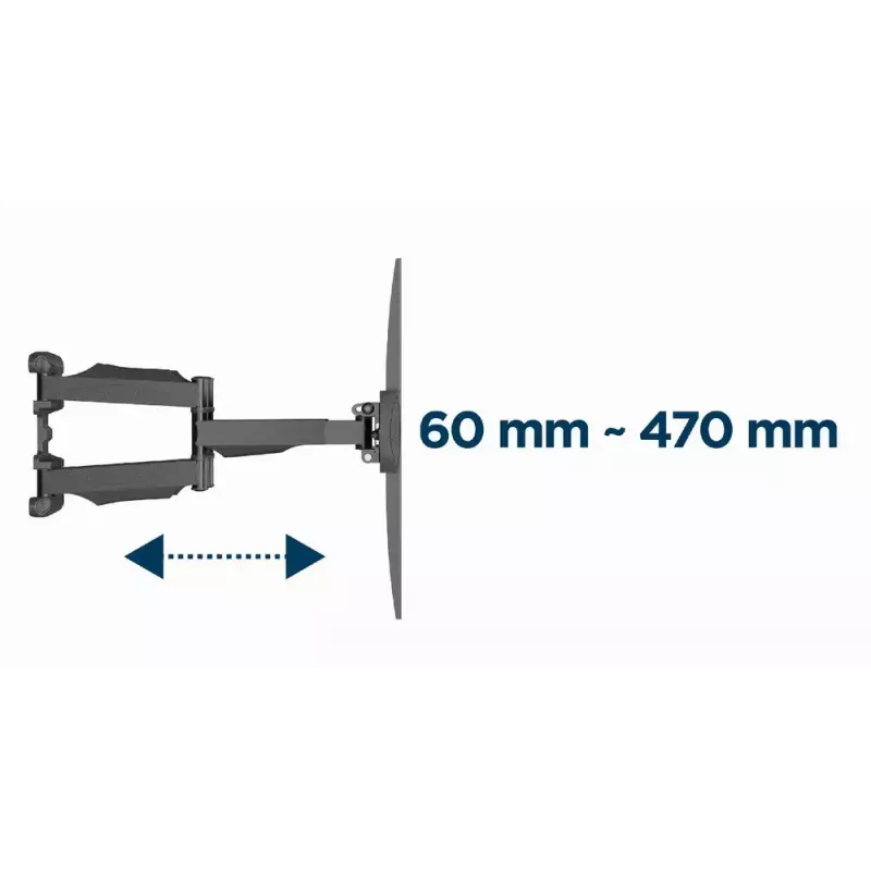 TV mount Gembird WM-58ST-01 Steel 58 inch 36.4 kg capacity