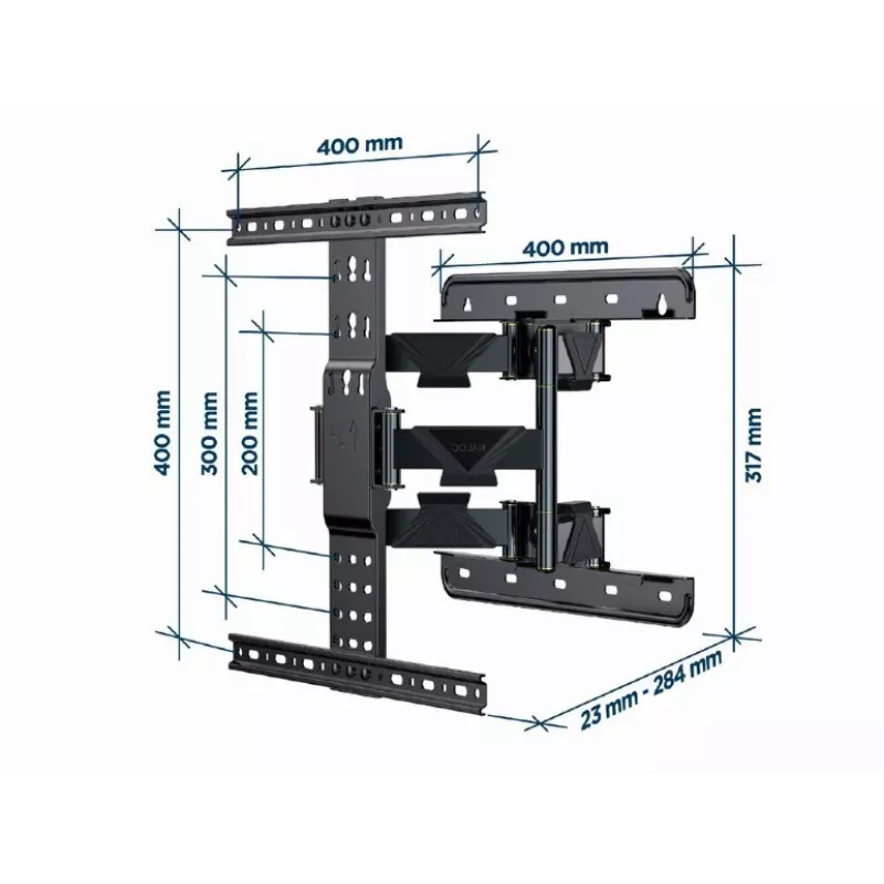 GEMBIRD Full-Motion TV Wall Mount, 32in-65in
