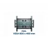 Wall TV mount Gembird WM-80ST-01 Steel for 40–80 inch screens, 50 kg, VESA 100×100–600×400, tilt & swivel