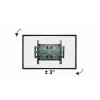 Wall TV mount Gembird WM-80ST-01 Steel for 40–80 inch screens, 50 kg, VESA 100×100–600×400, tilt & swivel