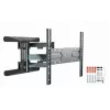 Wall TV mount Gembird WM-80ST-01 Steel for 40–80 inch screens, 50 kg, VESA 100×100–600×400, tilt & swivel