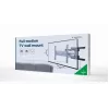 Wall TV mount Gembird WM-80ST-01 Steel for 40–80 inch screens, 50 kg, VESA 100×100–600×400, tilt & swivel