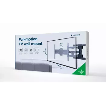 GEMBIRD Rotating Full Motion TV Wall Mount, 40in - 80in