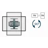 GEMBIRD Rotating Full Motion TV Wall Mount, 40in - 80in