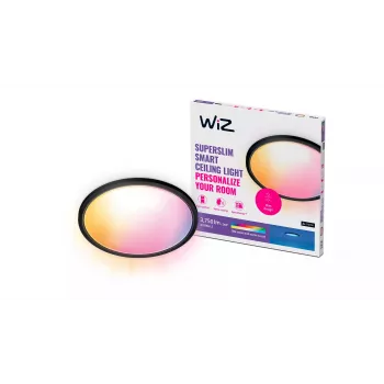 Smart ceiling light wizarding world Superslim Ceiling 32 W, black, 545×545×38 mm, 220–240 V