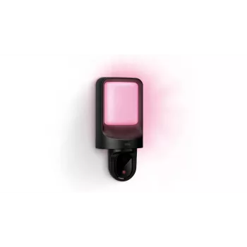 WiZ Outdoor wall light with camera, IP security camera, Outdoor, Wireless, 1250 lm, Wall, Black