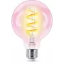 Philips Filament Clear 40 W G95 E27, Smart bulb, Wi-Fi/Bluetooth, Transparent, Wi-Fi 4 (802.11n), 802.11b, 802.11g, LED, E27