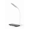 GEMBIRD Desk Lamp With Wireless Charger, White