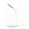 GEMBIRD Desk Lamp With Wireless Charger, White