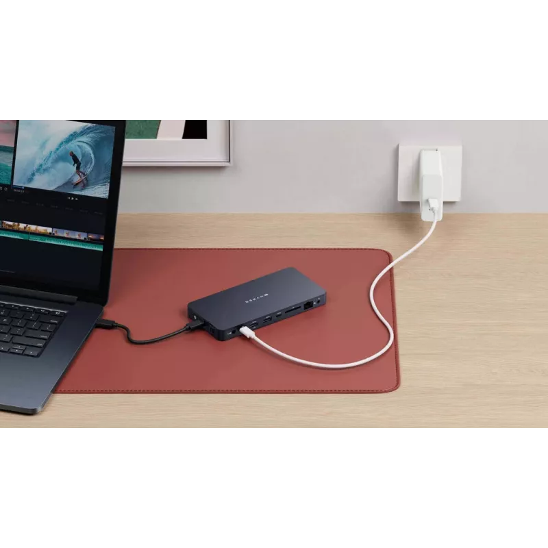 Targus HyperDrive Next Wired USB 3.2 Gen 2 (3.1 Gen 2) Type-C Blue