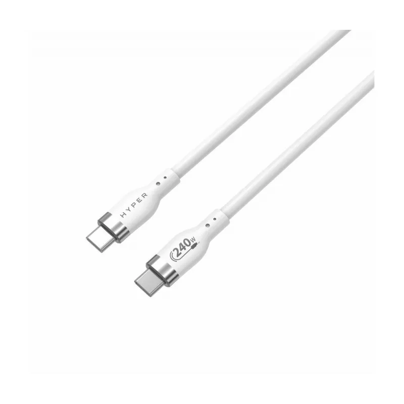 TARGUS Hyper 2m Silicone 240w USB-c Charging Cable - White