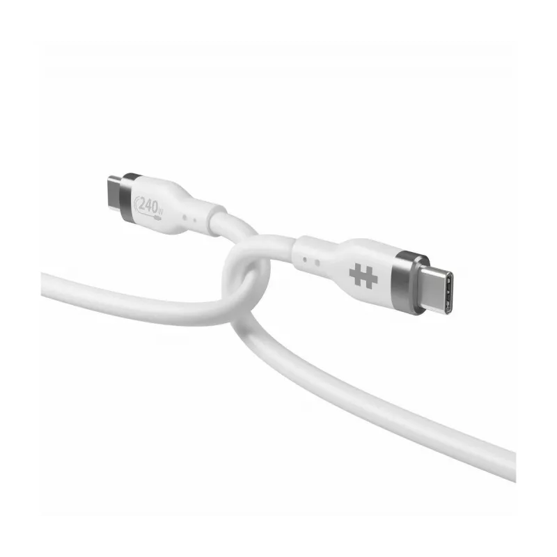 TARGUS Hyper 2m Silicone 240w USB-c Charging Cable - White