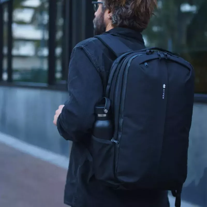 Casual backpack HYPER HyperPack Pro Black Cordura Nylon 490mm