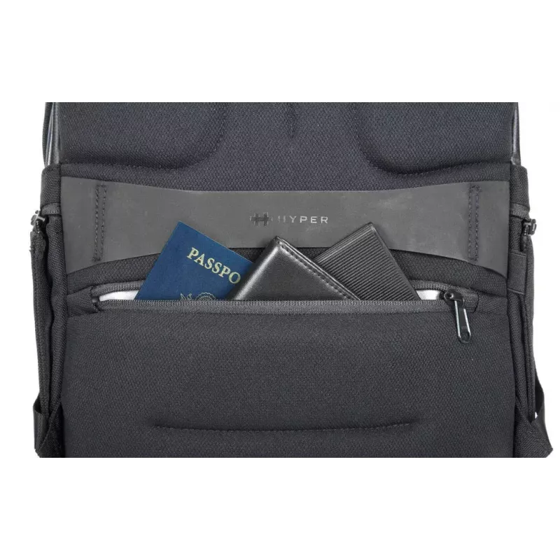 Casual backpack HYPER HyperPack Pro Black Cordura Nylon 490mm