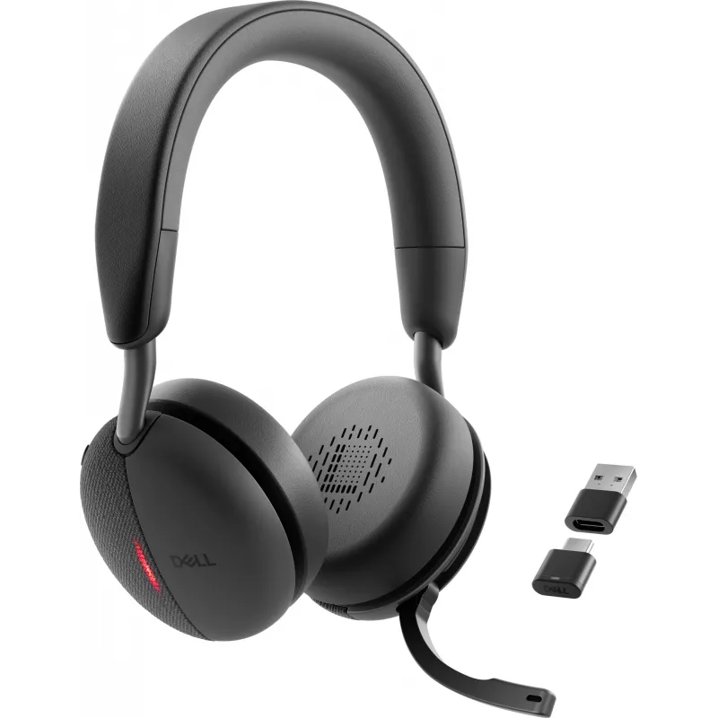 DELL Pro Plus Wireless ANC Headset - WL5024, Wired & Wireless, Aviation/Air traffic control, 20 - 20000 Hz, 219 g, Headset, Black